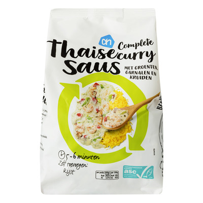 AH Thaise currysaus met garnalen