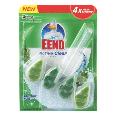 WC Eend Active clean toiletblok pine