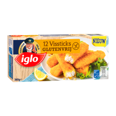 Iglo Vissticks Glutenvrij 12 Stuks