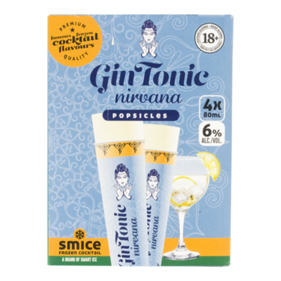 Smice Frozen cocktail gin-tonic 4 stuks