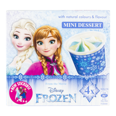 Disney Frozen mini desserts 4 stuks