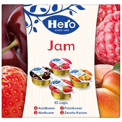 Hero Extra jam cupjes