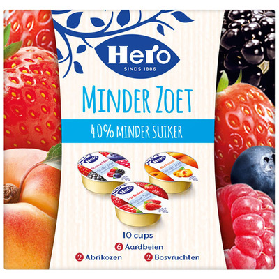 Hero Jam minder zoet assorti