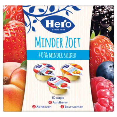 Hero Minder zoet cupjes
