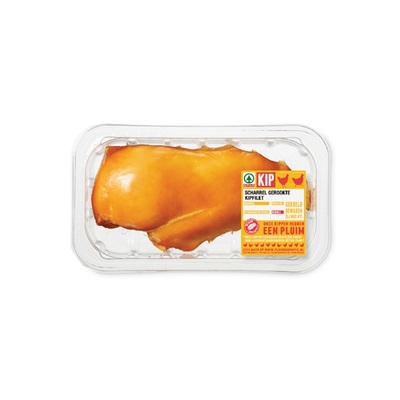 Huismerk scharrel kipfilet gerookt