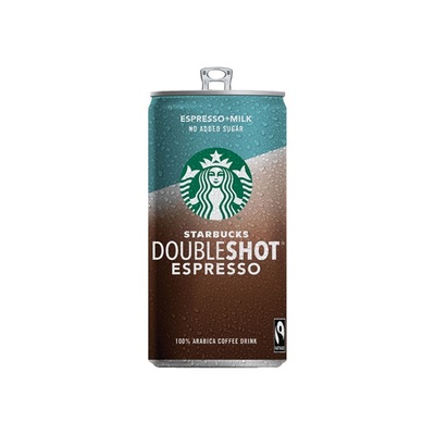 Starbucks doubleshot espresso melk 0% suiker