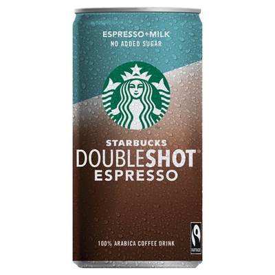 Starbucks doubleshot espresso melk 0% suiker
