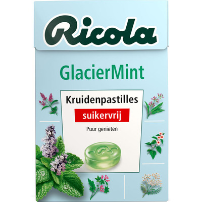 Ricola Glaciermint suikervrij
