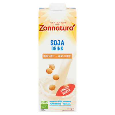 Zonnatura Biologisch soja ongezoet