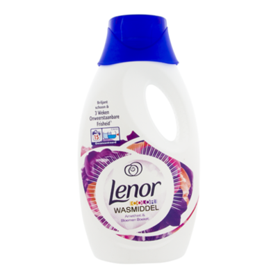 Lenor Vloeibaar kleur amethist&bloemen 15sc