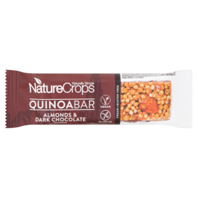 NatureCrops Quinoa bar dark chocolate & almonds