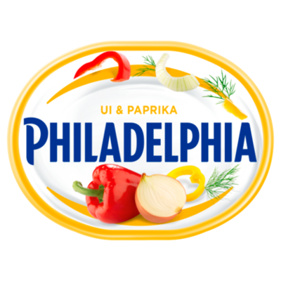 Philadelphia Roomkaas ui & paprika