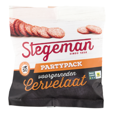 Stegeman Fijne cervelaat voorgesneden