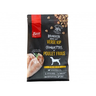Best for your friends Hondenbrokken bereid met verse kip