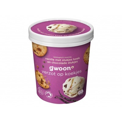 Huismerk Roomijs cookie dough