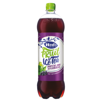 Hero Fruit&IceTea Zwarte Bes, Druif en Vlierbloesem