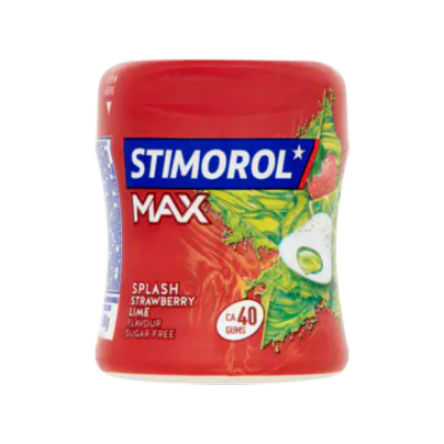 Stimorol Max Splash Strawberry Lime Flavour Sugar Free