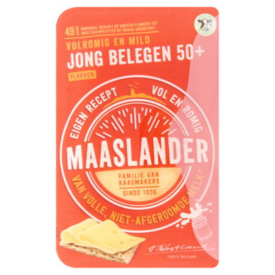 Maaslander Jong Belegen 50+ Plakken 175 g