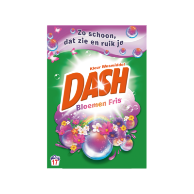 Dash Kleur Waspoeder 1,105 kg 17x Voor Prachtige Kleuren
