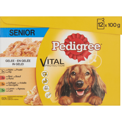 Pedigree Senior in gelei 12 pack