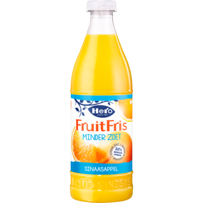 Hero Fruitfris minder zoet sinaasappel