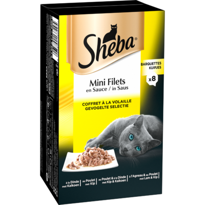 Sheba Kattenvoer mini filets in saus 8 pack