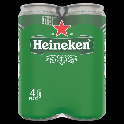Heineken pils 4x25 cl