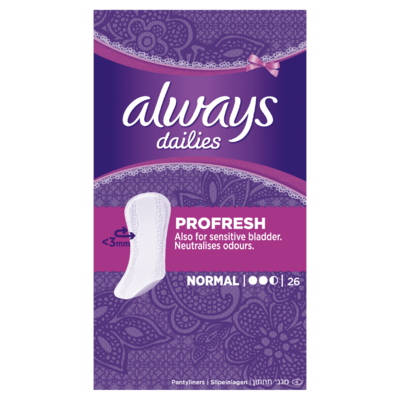 Always Dailies Profresh Normal Inlegkruisjes x26
