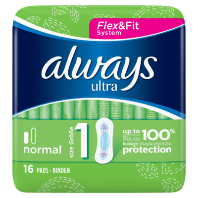 Always Ultra Normal (Maat 1) Maandverband x16