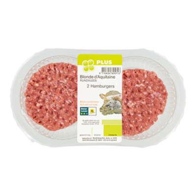 Huismerk Blonde d'Aquitaine Hamburger 2 stuks