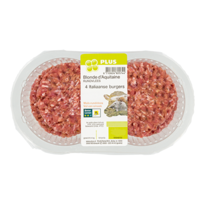 Huismerk Italiaanse burger 4 stuks