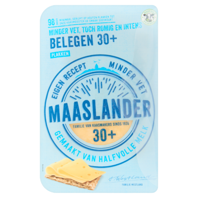 Maaslander Belegen 30+ Plakken 175 g