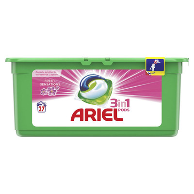 Ariel 3in1 pods fresh sensation pink wasmiddel