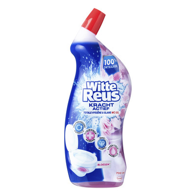 Witte Reus Kracht actief wc gel bloesem