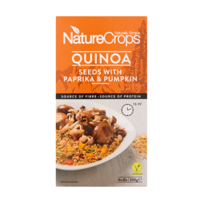 NatureCrops Quinoa Seeds with Paprika & Pumpkin