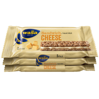 Wasa Sandwich cheese 3-pack
