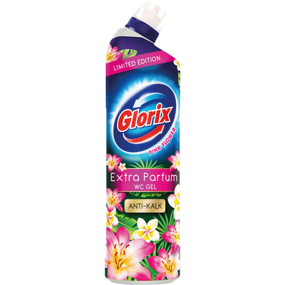 Glorix WC powergel pink flower