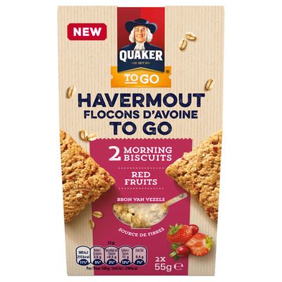 Quaker Havermout to go red fruit