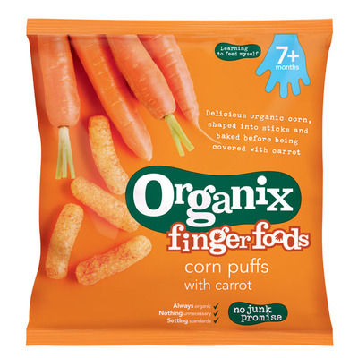 Organix Fing corn - carrot 7 mnd+ bio