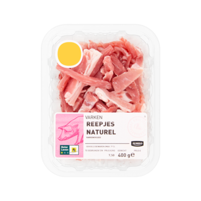 Huismerk Varken Reepjes Naturel