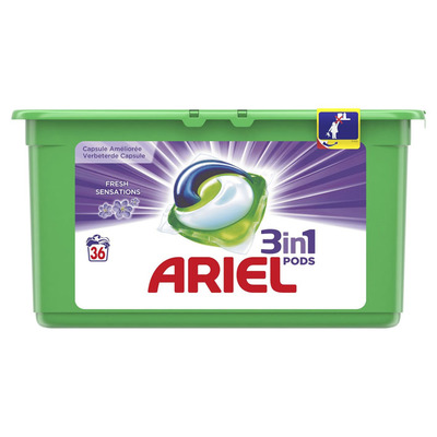 Ariel 3in1 Pods fresh sensation purple