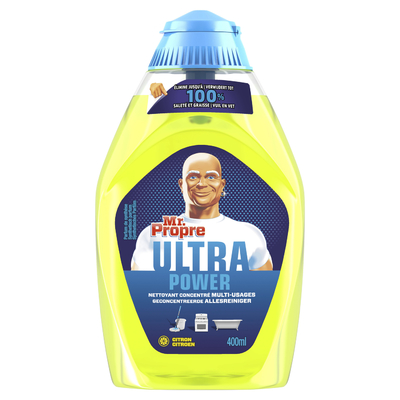 Mr. Proper Ultra Power Geconcentreerde Allesreiniger Lemon - 400 Ml
