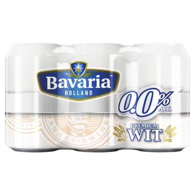 Bavaria 0.0% Premium Alcoholvrij Witbier 6 x 33 cl