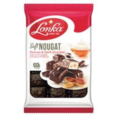 Lonka Soft Nougat Pinda's & Melkchocolade 210 g