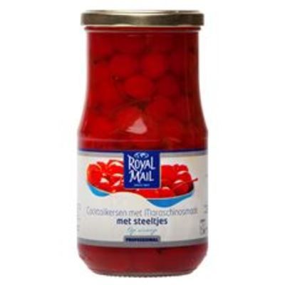 Royal Mail Cocktailkersen met steeltjes 950 gram