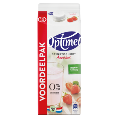 Optimel Drinkyoghurt Aardbei 1,5 L