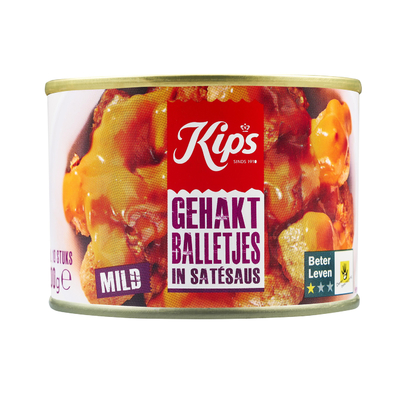 Kips Gehaktballetjes In Satésaus