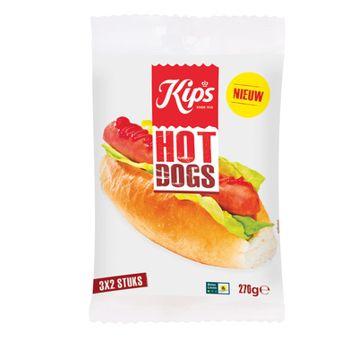 Kips Hotdogs 3 X 2 Stuks