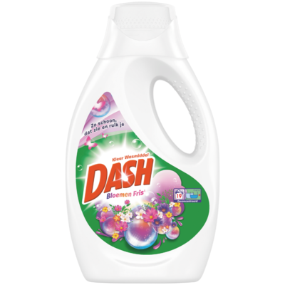 Dash Vloeibaar wasmiddel wilde bloemengeur 19 wasb.