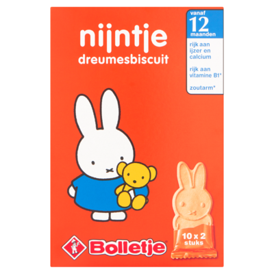 Bolletje Nijntje Dreumesbiscuit Vanaf 12 Maanden 20 Stuks 150 g